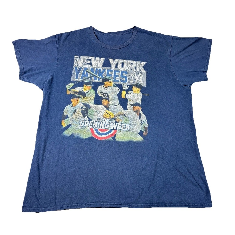 New York Yankees 2018 Opening Week Bronx Bombersโ Parking Lot Tee Men's XL
